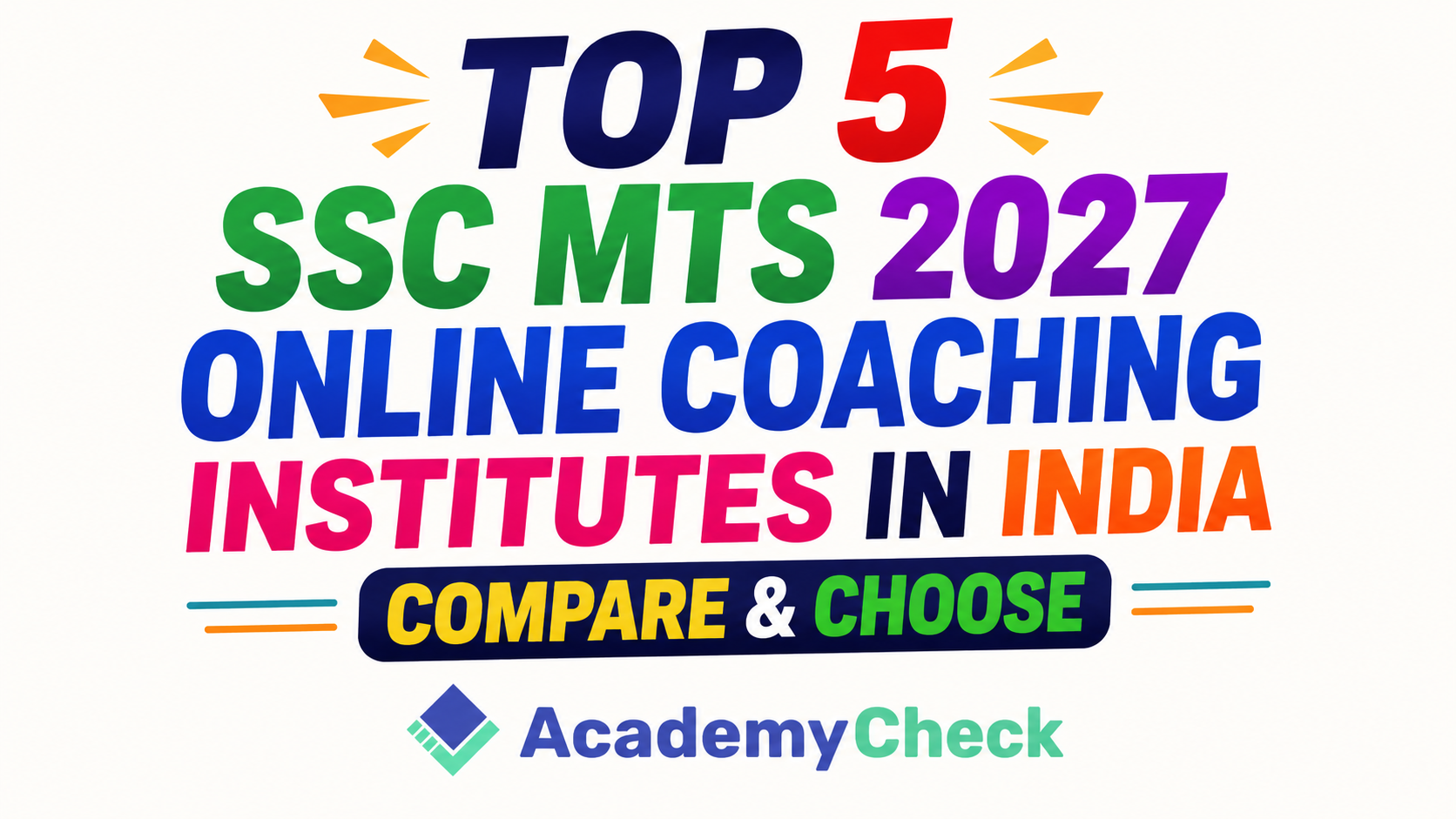 India’s Top 5 SSC MTS Online Coaching Institutes for 2027
